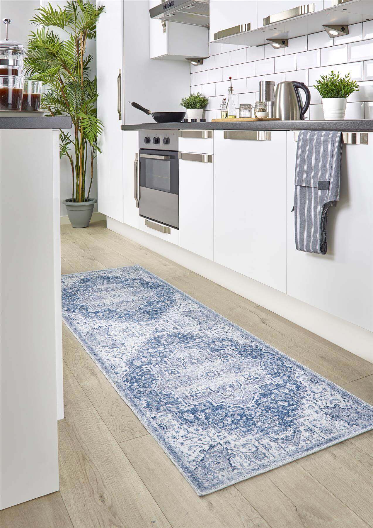 Washable Rug Eterna Blue  | S25396|