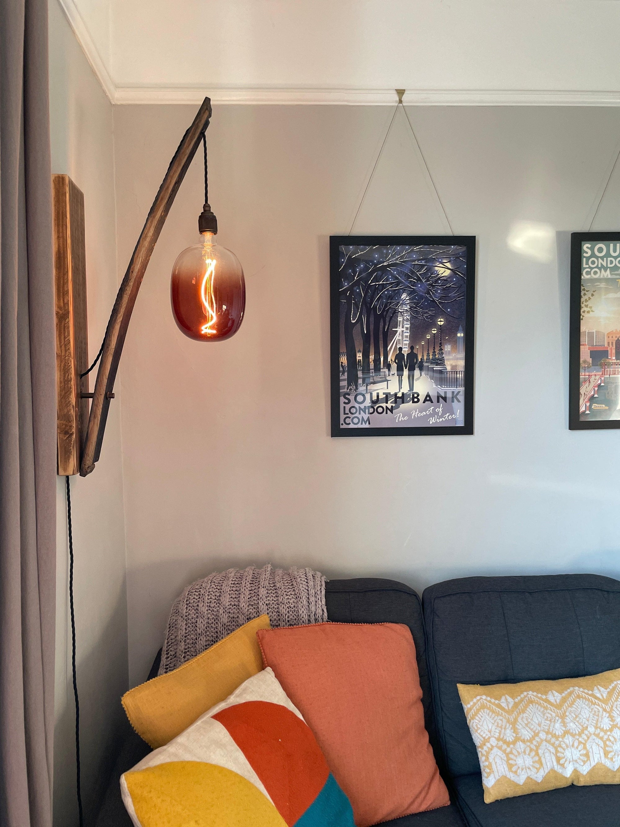 Whiskey Stave Wall Light  | S251493