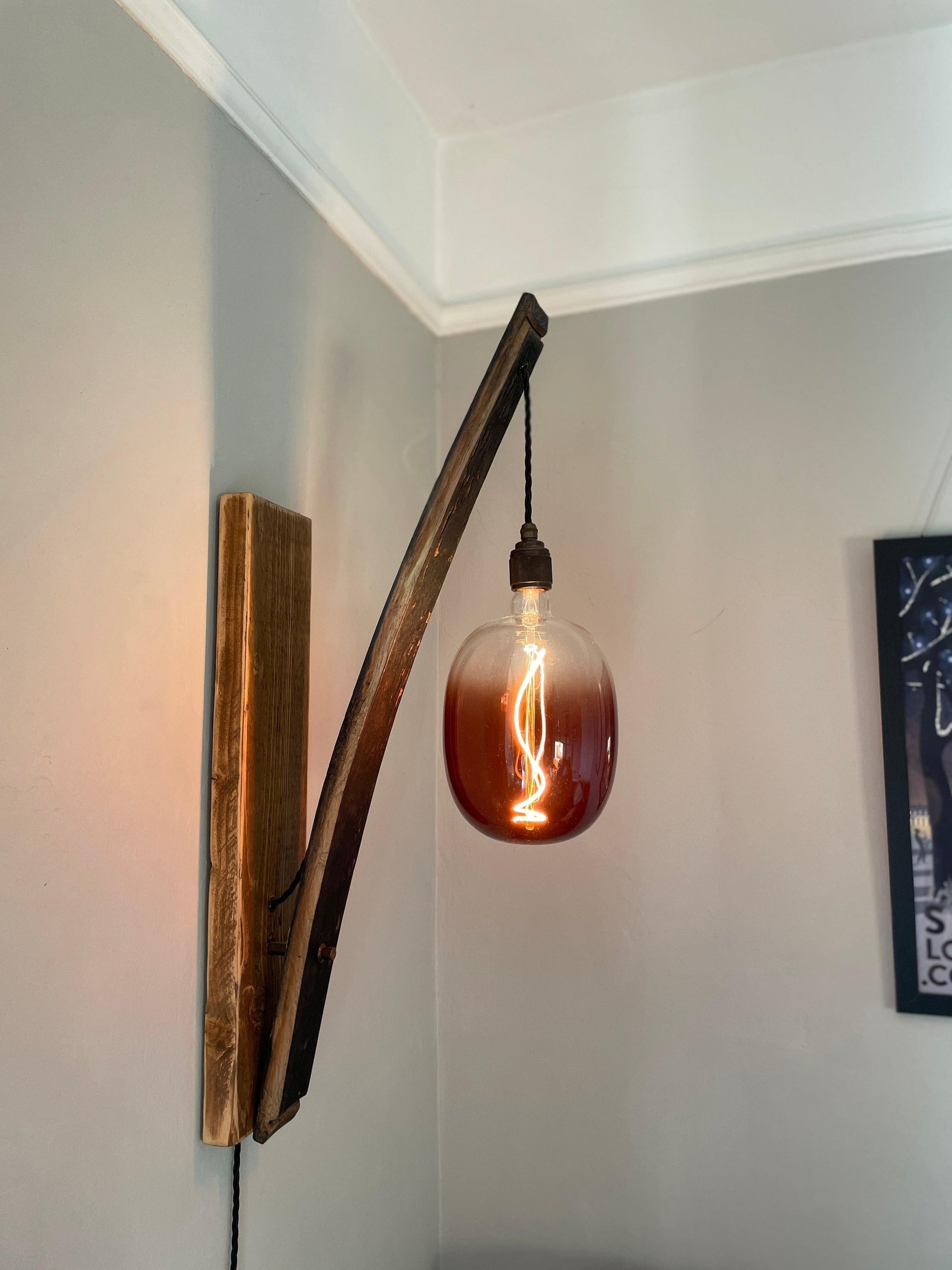 Whiskey Stave Wall Light  | S251493