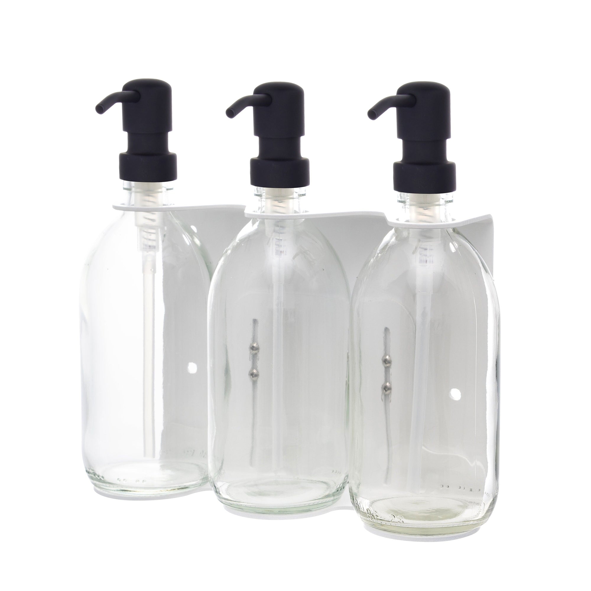 White Triple Wall Mounted Soap Dispenser  | S251575