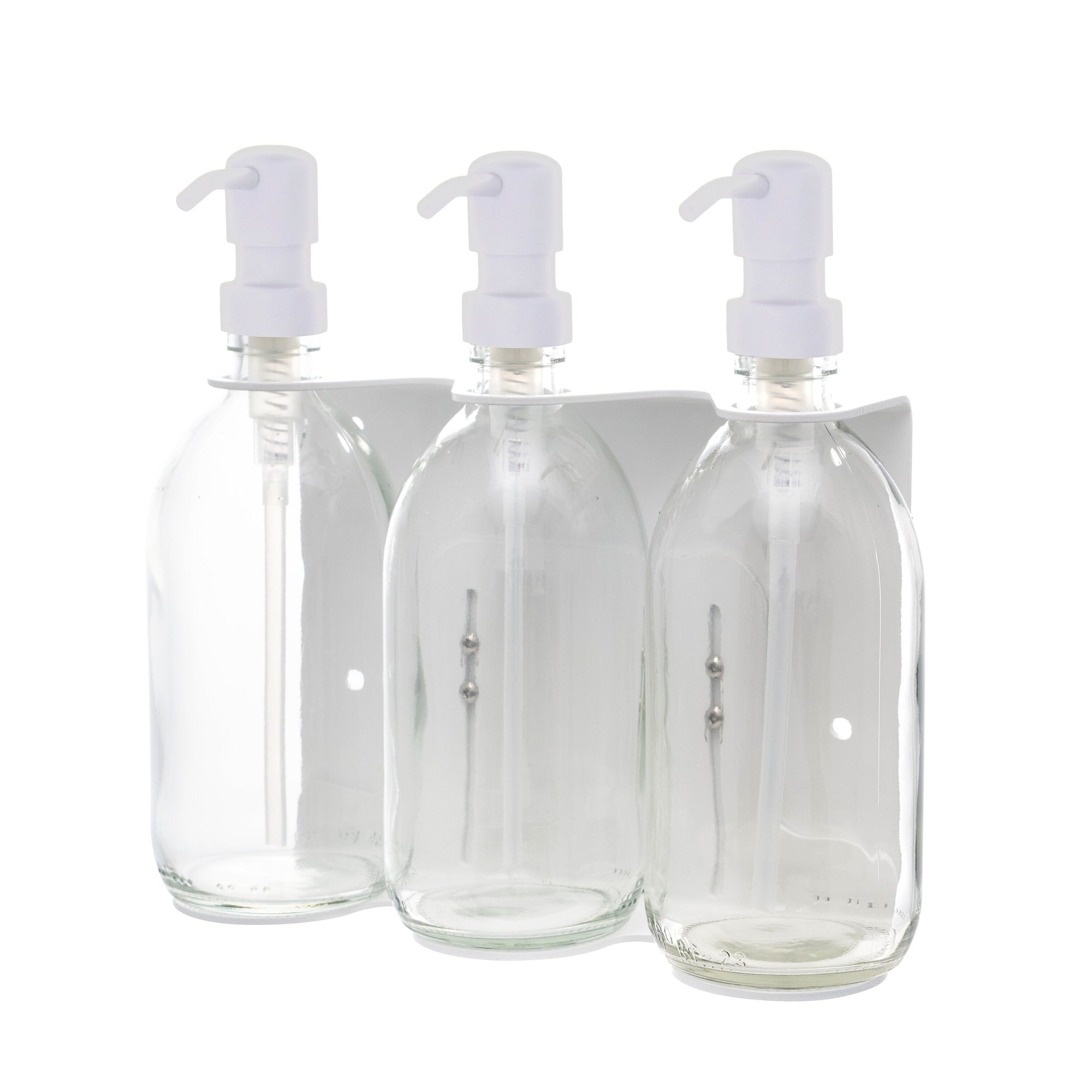 White Triple Wall Mounted Soap Dispenser  | S251575