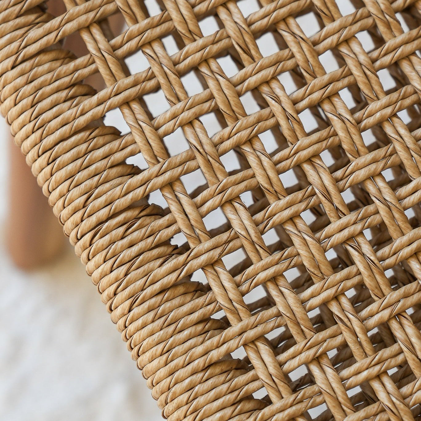 Zara Teak & Rattan Accent Armchair
