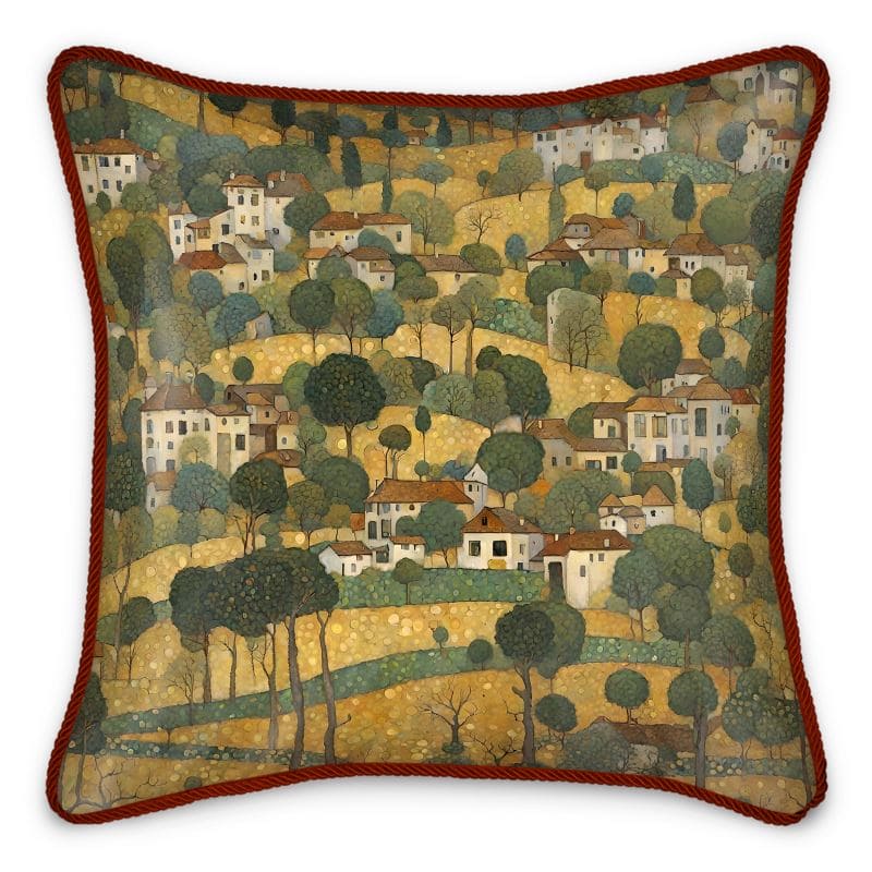 Silk Cushion | Sérusier Inspired | S24131 - Silk Cushion | Sérusier Inspired | S24131 - Sisuverse