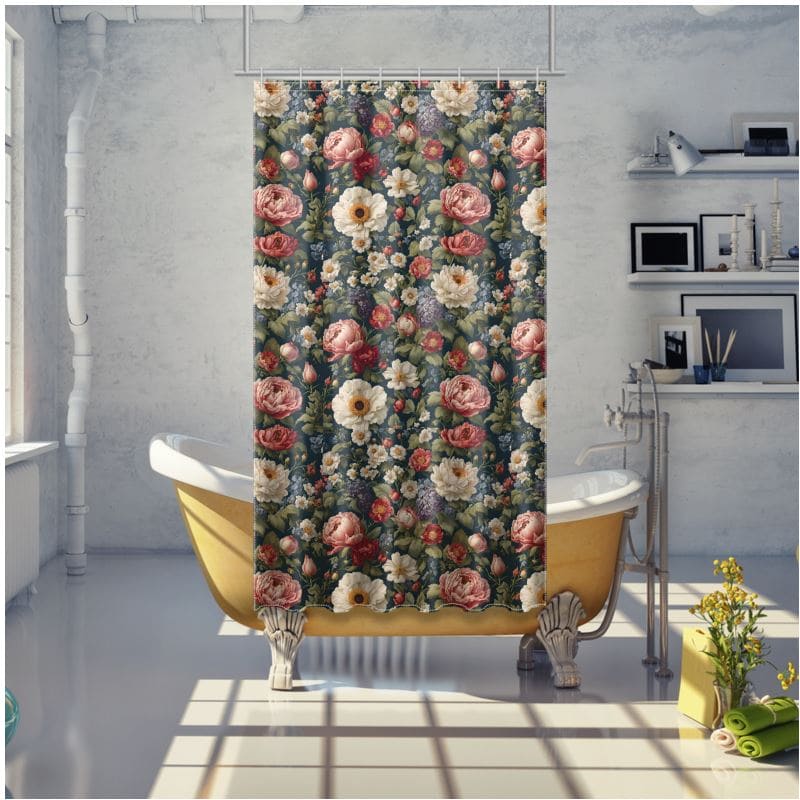 Shower Curtain | Florals | S2495 - Shower Curtain | Florals | S2495 - Sisuverse